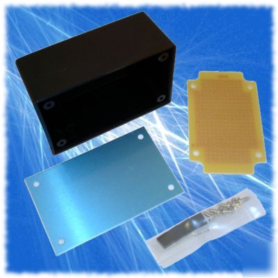 Prototype box abs project case with matrix pcb board