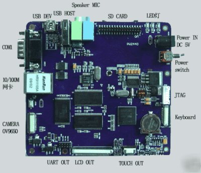 Samsung S3C2440 ARM9 board + 3.5