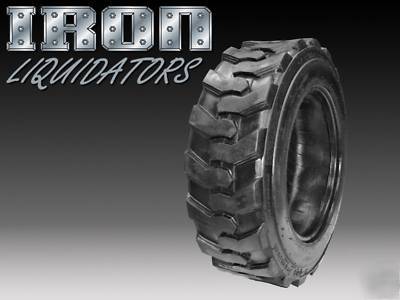 Set of 4 8.5X15 6 ply skid steer bobcat tires