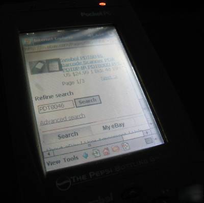 Symbol pdt 8P4B barcode scanner +12V dc pda 8046 8000