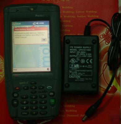 Symbol pdt 8P4B barcode scanner +12V dc pda 8046 8000