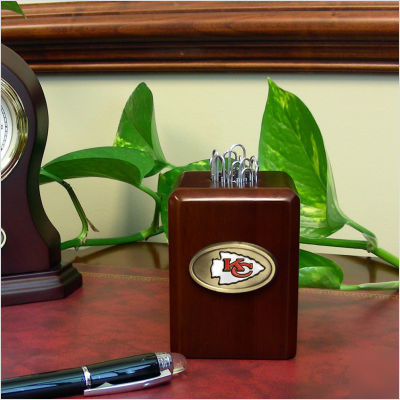 The memory company kansas city chiefs paper clip holder