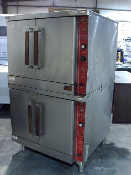 Vulcan GC04S double propane gas convection ovens