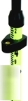 Seco 2M alum. snap lock gps rover rod (5125-20-yel-gt)