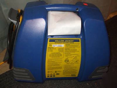 Yellow jacket recover xlt refrigerant recovery machine