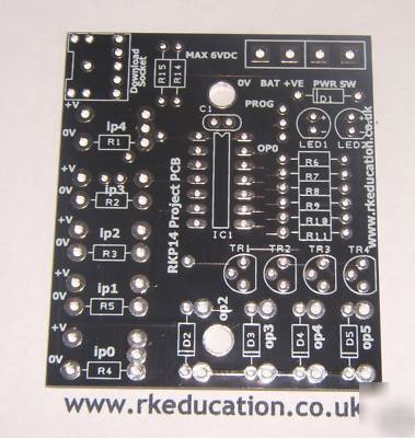 RKP14 project pcb for picÂ® micrcontrollers blank pcb
