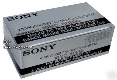 Sony MC60BM MC60 minute micro cassette tapes