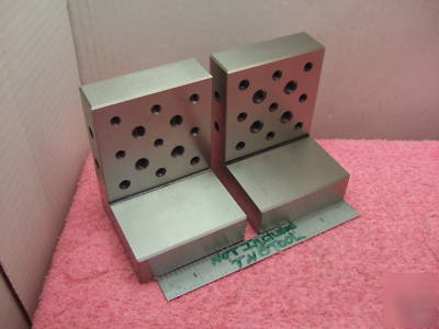 Angle plates matched pair toolmaker machinist mint 