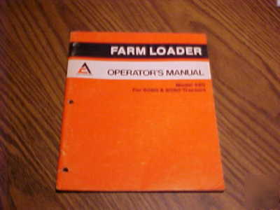 Allis-chalmers farm equipment operator's manuals lot 4