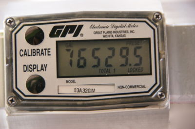 Gpi digital flow meter model 03A32GM