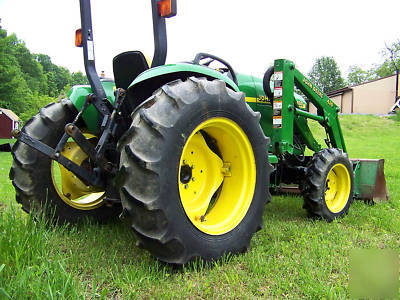 John deere 4400 4X4 compact diesel tractor loader 35HP