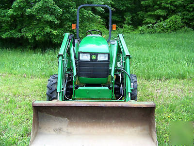 John deere 4400 4X4 compact diesel tractor loader 35HP