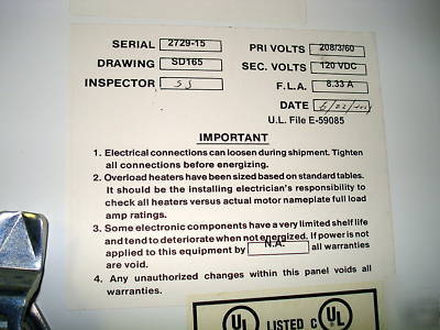 Mr lighting control panel breaker ge medical systems