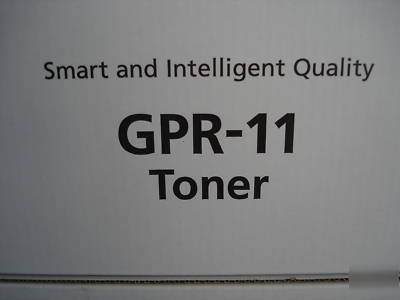 New (4) canon gpr-11 color toners & genuine- 3 bl & m