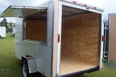 New 6 x 12 catering, concession, vending, bbq trailer