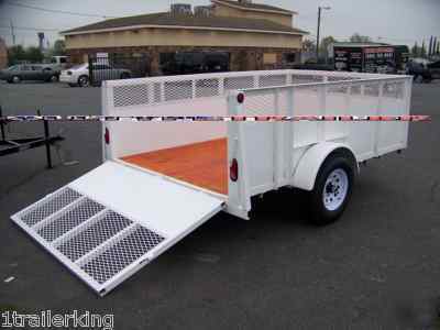 New 2010 foreclosure trash cleanup dump run trailer