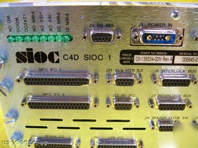 Novellus C4D-1 sioc controller 02-136537-00N