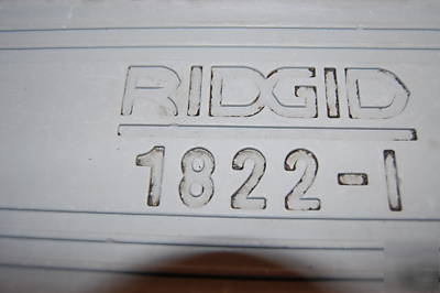 Ridgid 1822-i pipe threader 1/2-2