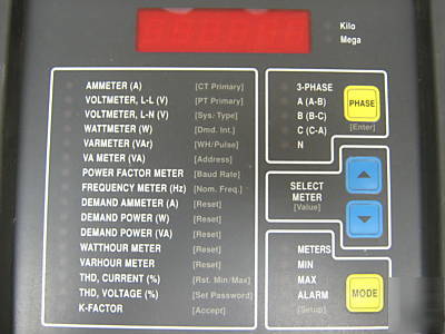 Square d 3020 powerlogic circuit monitor CM2250