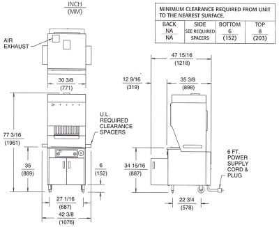 Wells wvf-886 ventless fryer - VCS2000 - elec. **used**