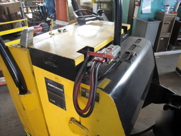 Yale model esc 3000LB cap electric forklift w/ chargers