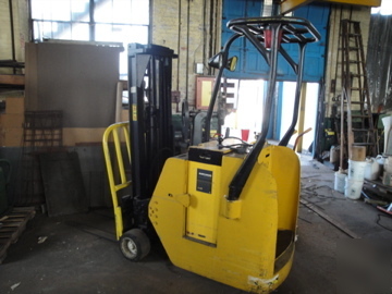 Yale model esc 3000LB cap electric forklift w/ chargers