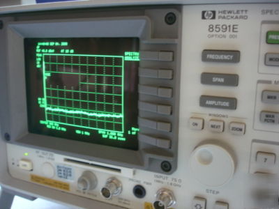 Hp agilent 8591E 1.8GHZ spectrum analyzer 021 101 102