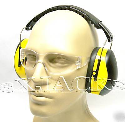 New ear & eye protectors protection earmuffs goggles hq