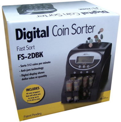 New two row automatic royal digital coin sorter counter