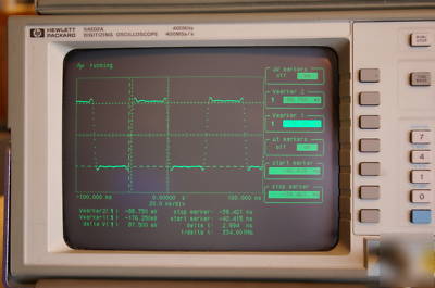 54502A 400MHZ 400 msa/s 2 ch digital oscilloscope w prb