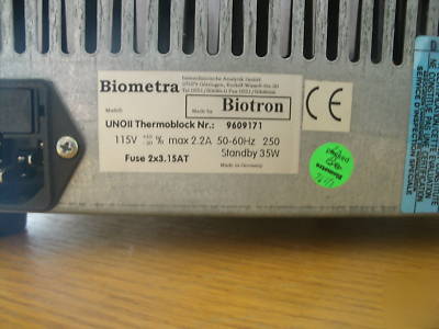Biometra uno ii thermoblock