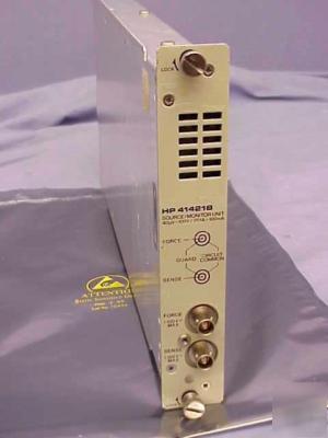 Agilent 41421B dc source/monitor plug-in 100V 100MA 