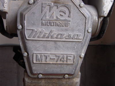 Mikasa mt-74 jumping jack compactor