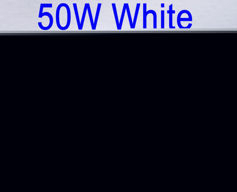 1X high quality 50W white 3500 lumen save power led f