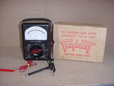 Triplet 630-a volt ohm milliammeter multimeter