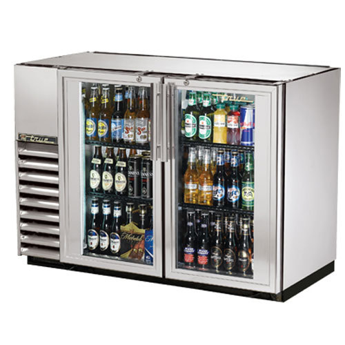 True tbb-24GAL-48G-s back bar cooler, 2 glass swing doo