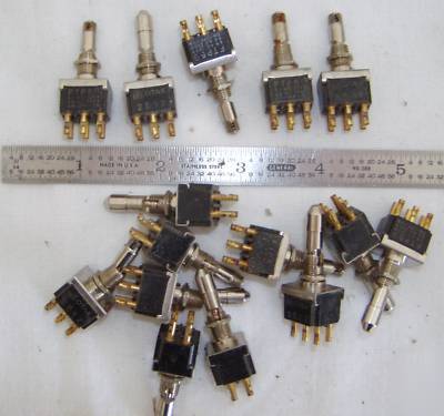 2 pole 2 throw locking lever switch 5 pcs