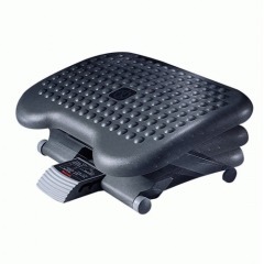 Height-adjustable tilting footrest - charcoal 4653
