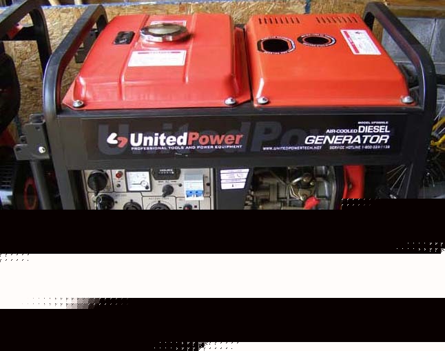 New united power diesel generator $3475 retail 