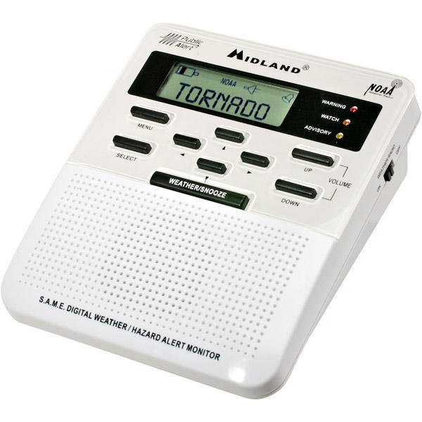 Wr-100B midland weather/hazard radio w/ local alerts