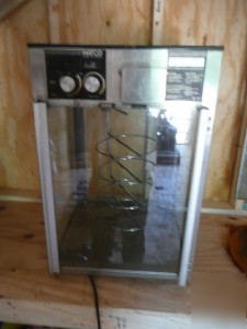 Hatco flav-r-fresh hot food rotating display cabinet