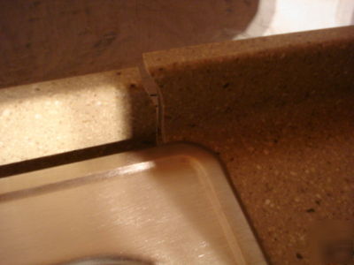 Midmark 5 pc walnut base top cabinet / ss sink faucet