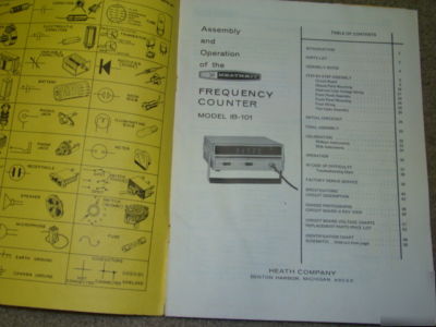 1970 heathkit frequency counter 1B-101 manual