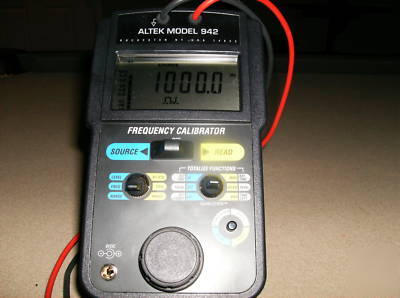 Altek model 942 frequency calibrator