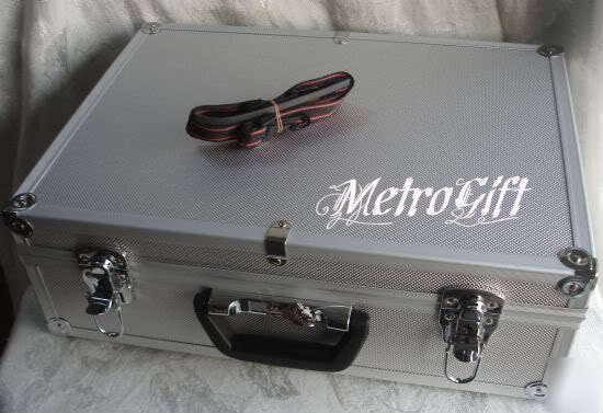 Aluminum tool case 18 x 12 telecom box electronics kit