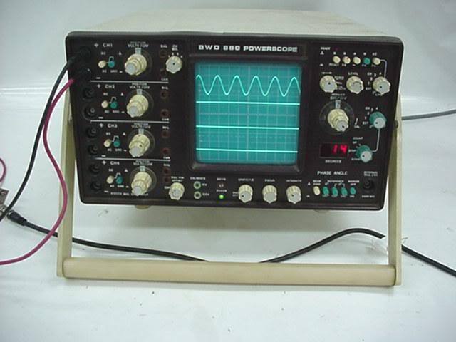 Bwd 880 powerscope 4 channel high voltage oscilloscope