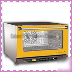 Electric convection oven with humidity half size