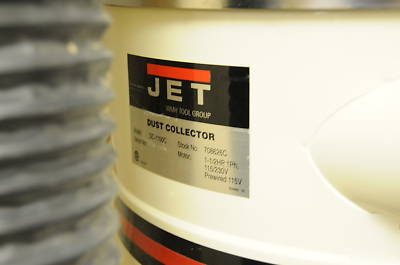 Jet dust collector dc-1100 w/dust dog weave filter 230V