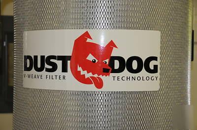 Jet dust collector dc-1100 w/dust dog weave filter 230V