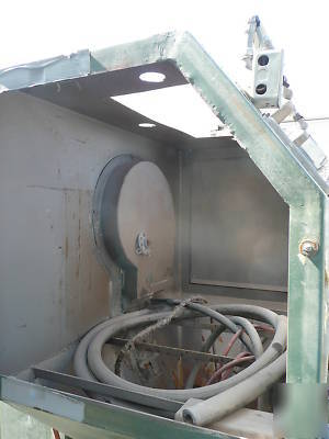 Kelco abrasive blast cabinet, model #CH48C